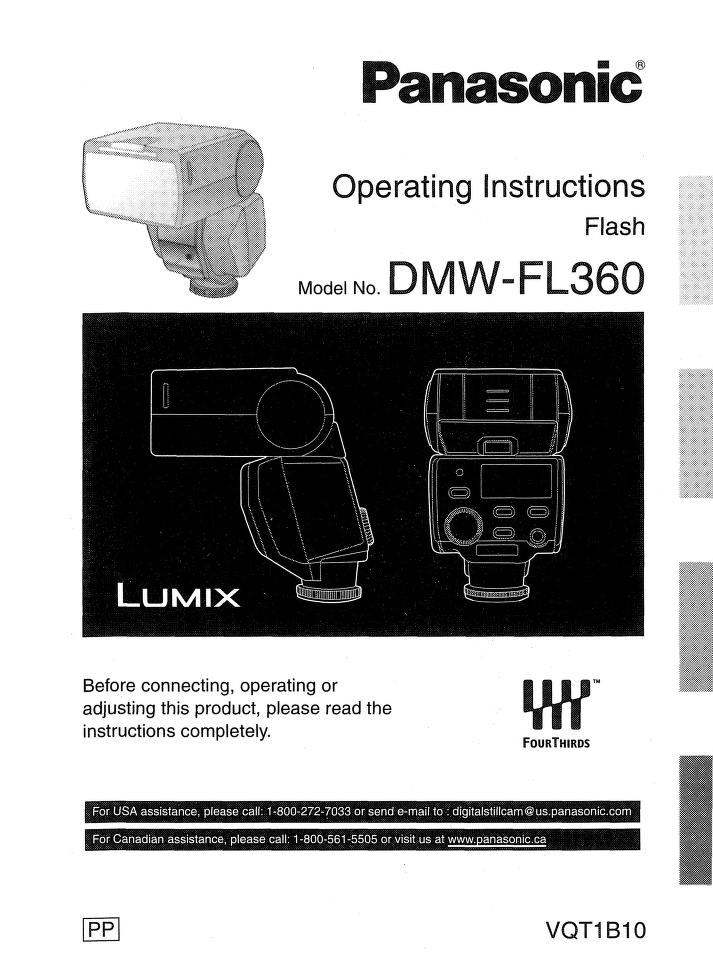 Panasonic DMW-FL360 user manual : Free Download, Borrow, and